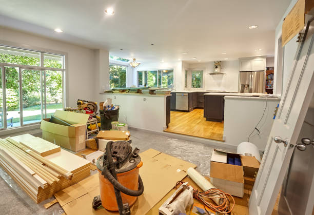 Professional Kitchen Island Installation technician working in Willow Grove, TX